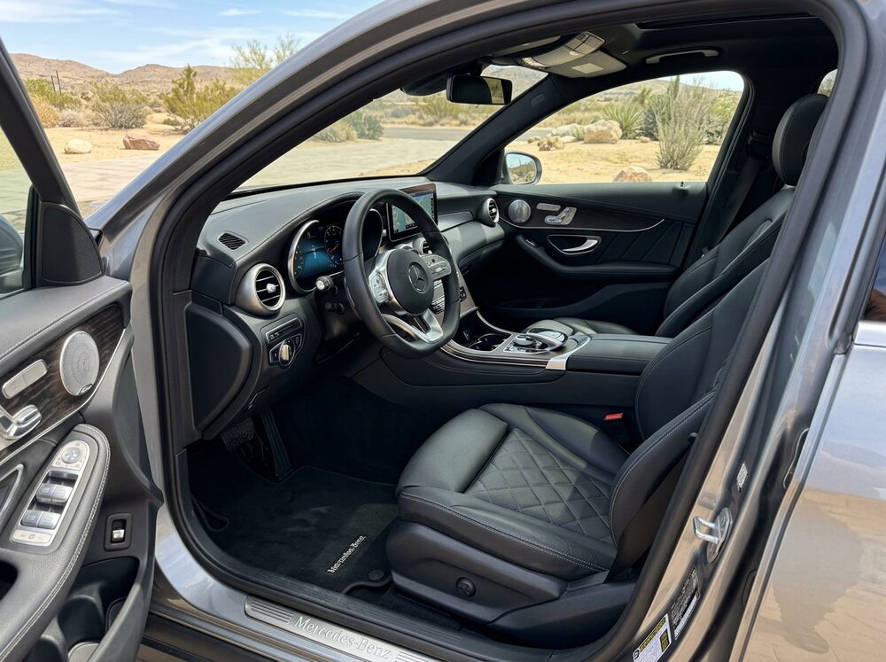 Spotless Mercedes-Benz interior after detailing
